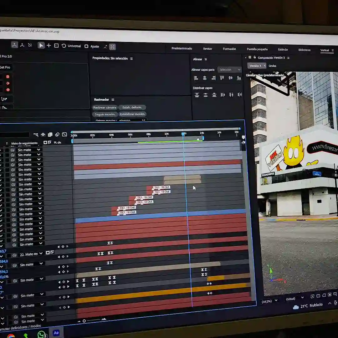animación en after effects